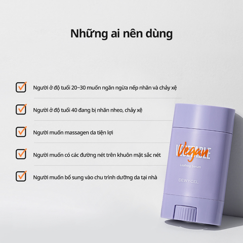 Kem định hình Vline tăng đàn hồi da Dewycel Leafring Serum
