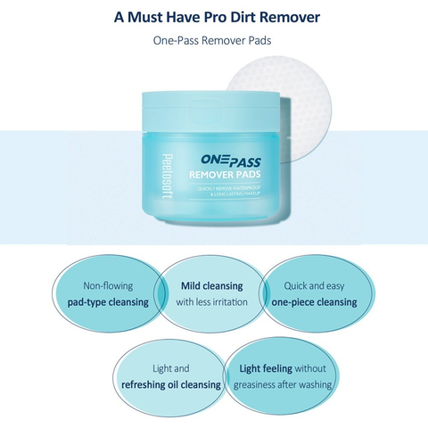 Miếng tẩy trang và làm sạch da MAKEHEAL PEELOSOFT ONEPASS REMOVER PAD hộp 50 miếng