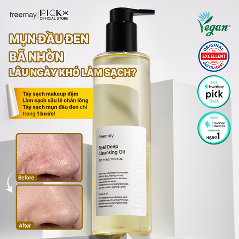 Dầu tẩy trang Freemay Real Deep Cleansing Oil 330ML