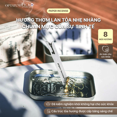(MUA 1 TẶNG 1 DEWYCEL) Giấy thơm OPTATUM Paper Incense