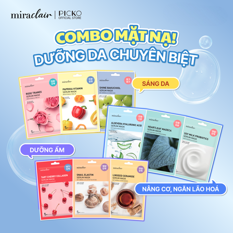 Mặt nạ dưỡng da thuần chay MIRACLAIR serum mask 23G
