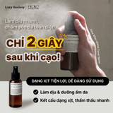 Nước hoa hồng dạng xịt chăm sóc da sau khi cạo râu Lazysociety Cica After-shave Toner Spray