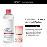 Combo Toner Paul Medison 510ml và Phấn má hồng dạng thỏi Makeheal