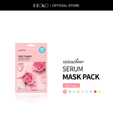 Mặt nạ dưỡng da thuần chay MIRACLAIR serum mask 23G - 1 miếng mask Hoa Hồng
