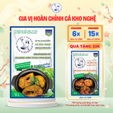  Gói gia vị hoàn chỉnh nấu Cá kho nghệ 