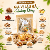 Gia Vị Hoàn Chỉnh nấu Lẩu Gà Quảng Đông 