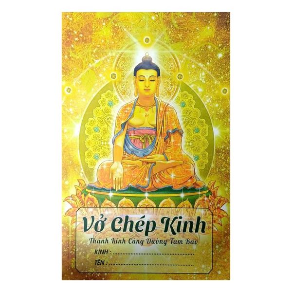 Vở Chép Kinh - Thành Kính Cúng Dường Tam Bảo - Chính Thông