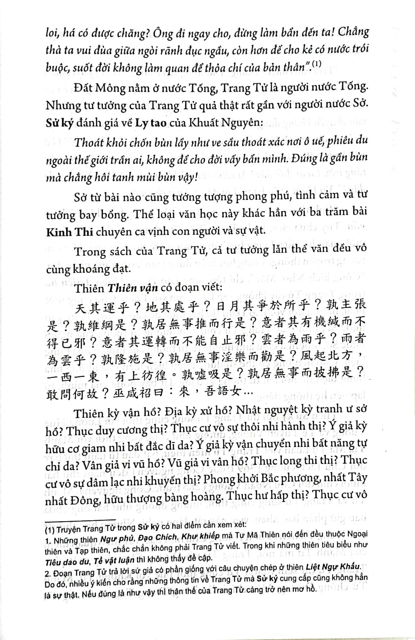  Chư Tử Tinh Tuyển - Trang Tử (Bìa Cứng) 