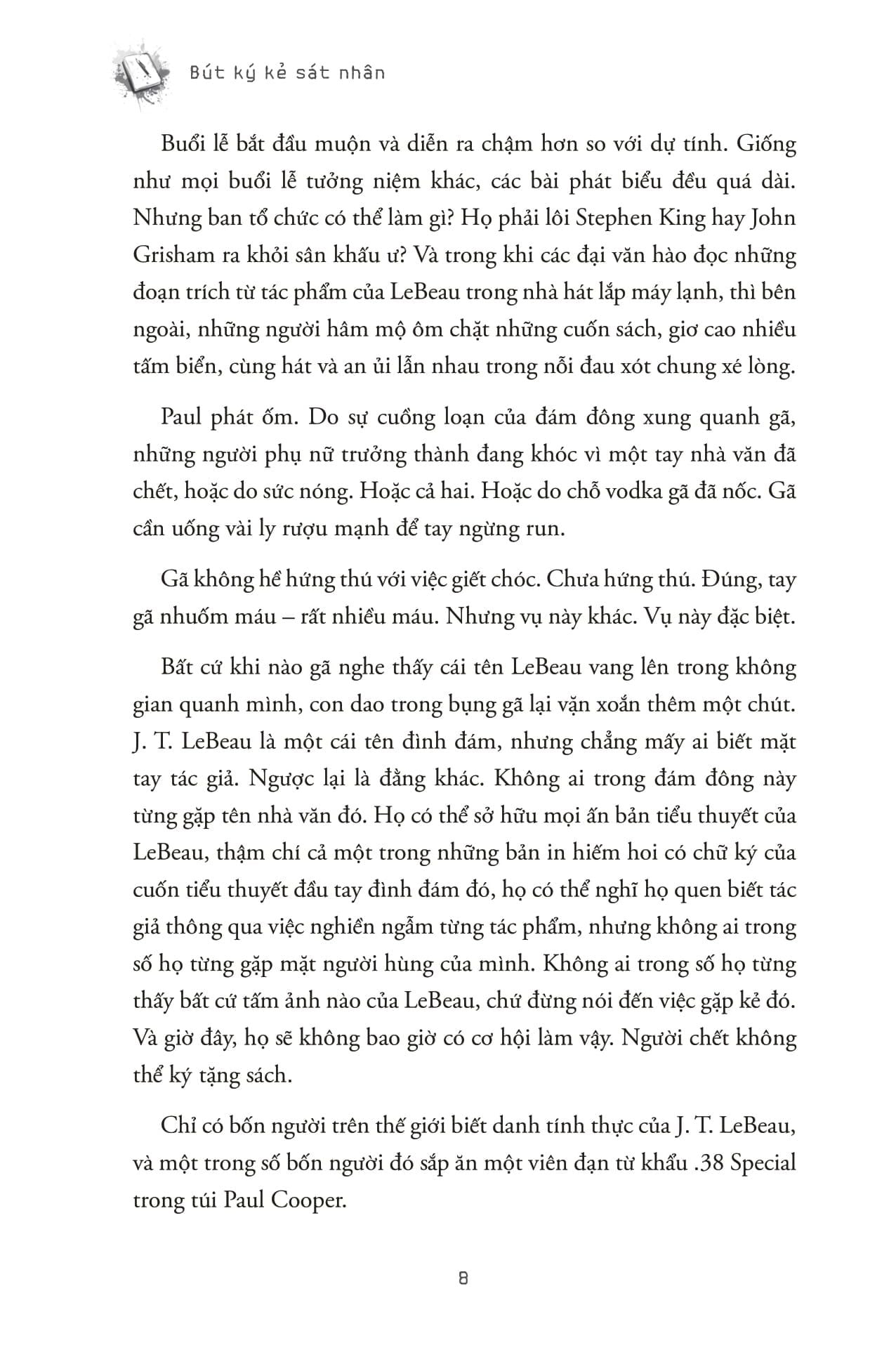  Bút Ký Kẻ Sát Nhân 