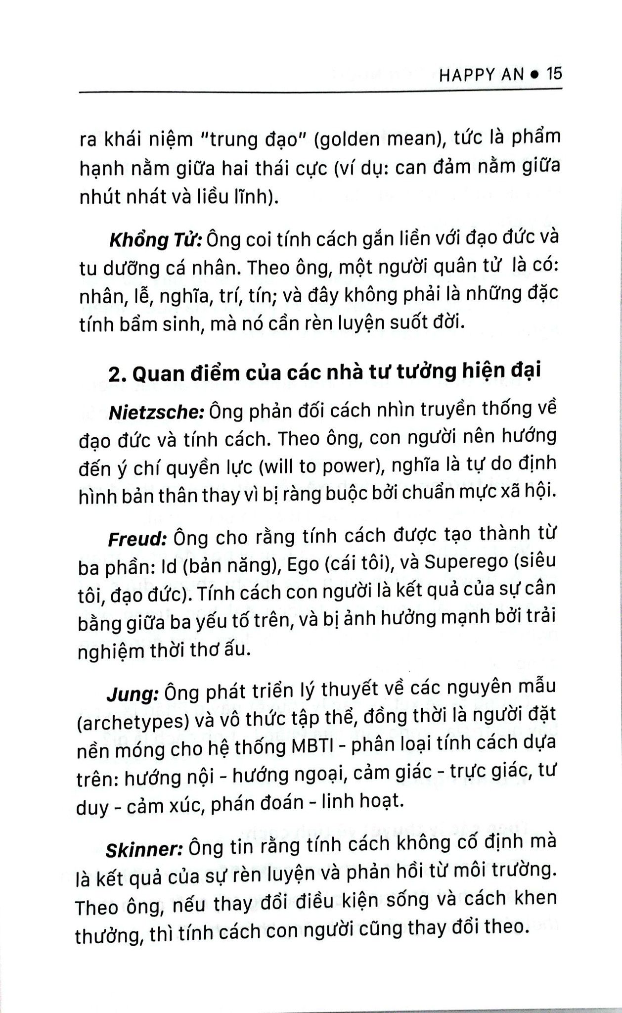  Tính Cách Con Người 