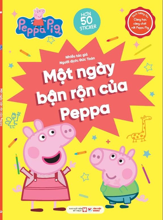  Sách Tương Tác - Cùng Học Cùng Chơi Với Peppa Pig - Một Ngày Bận Rộn Của Peppa 