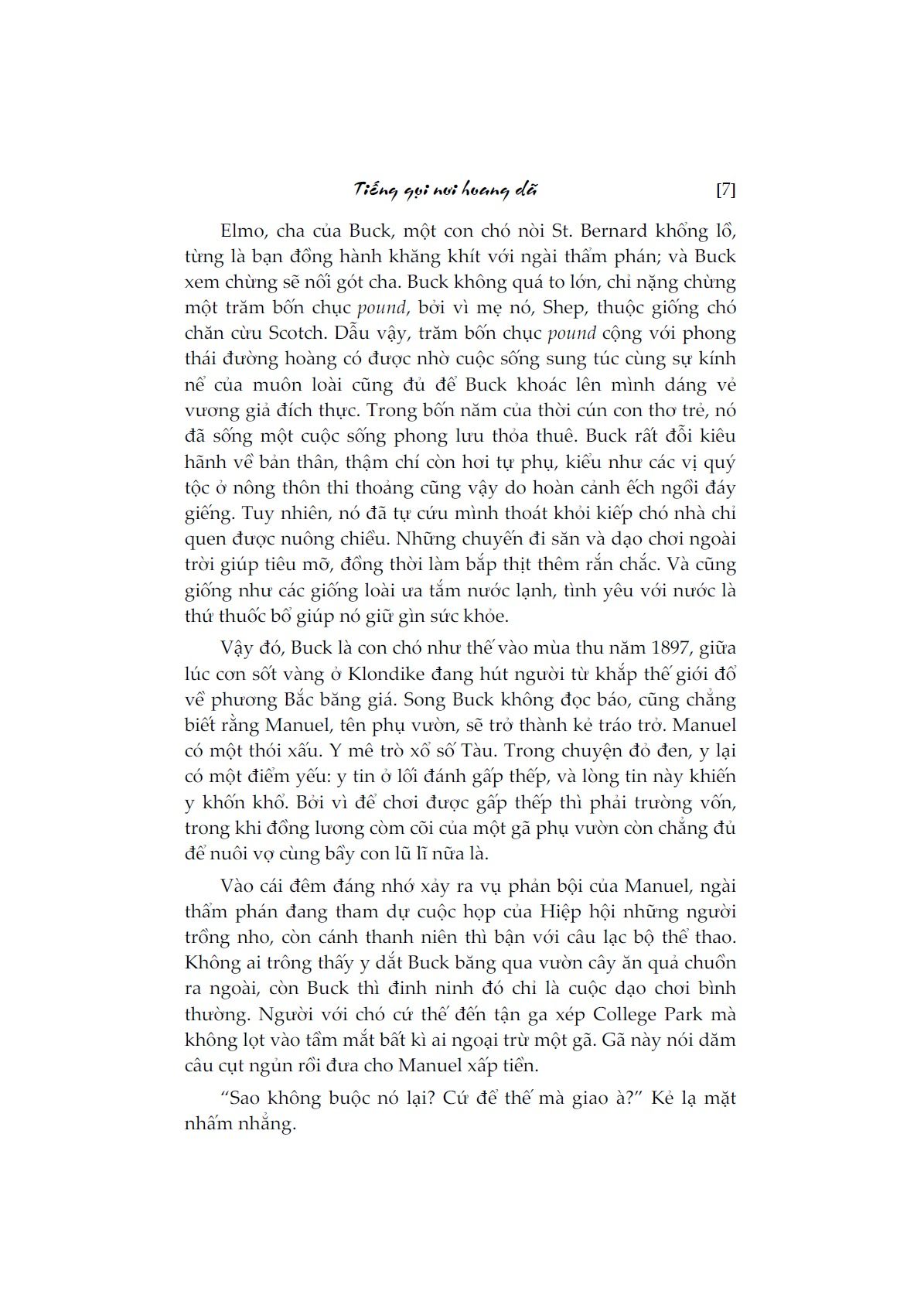  Tiếng Gọi Của Hoang Dã (Bìa Cứng) 