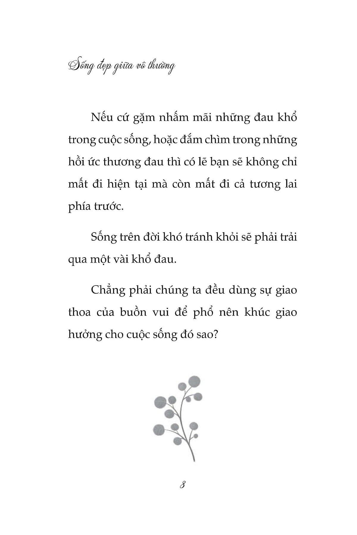 Sống Đẹp Giữa Vô Thường - Học Cách Yêu Để Không Hối Tiếc 