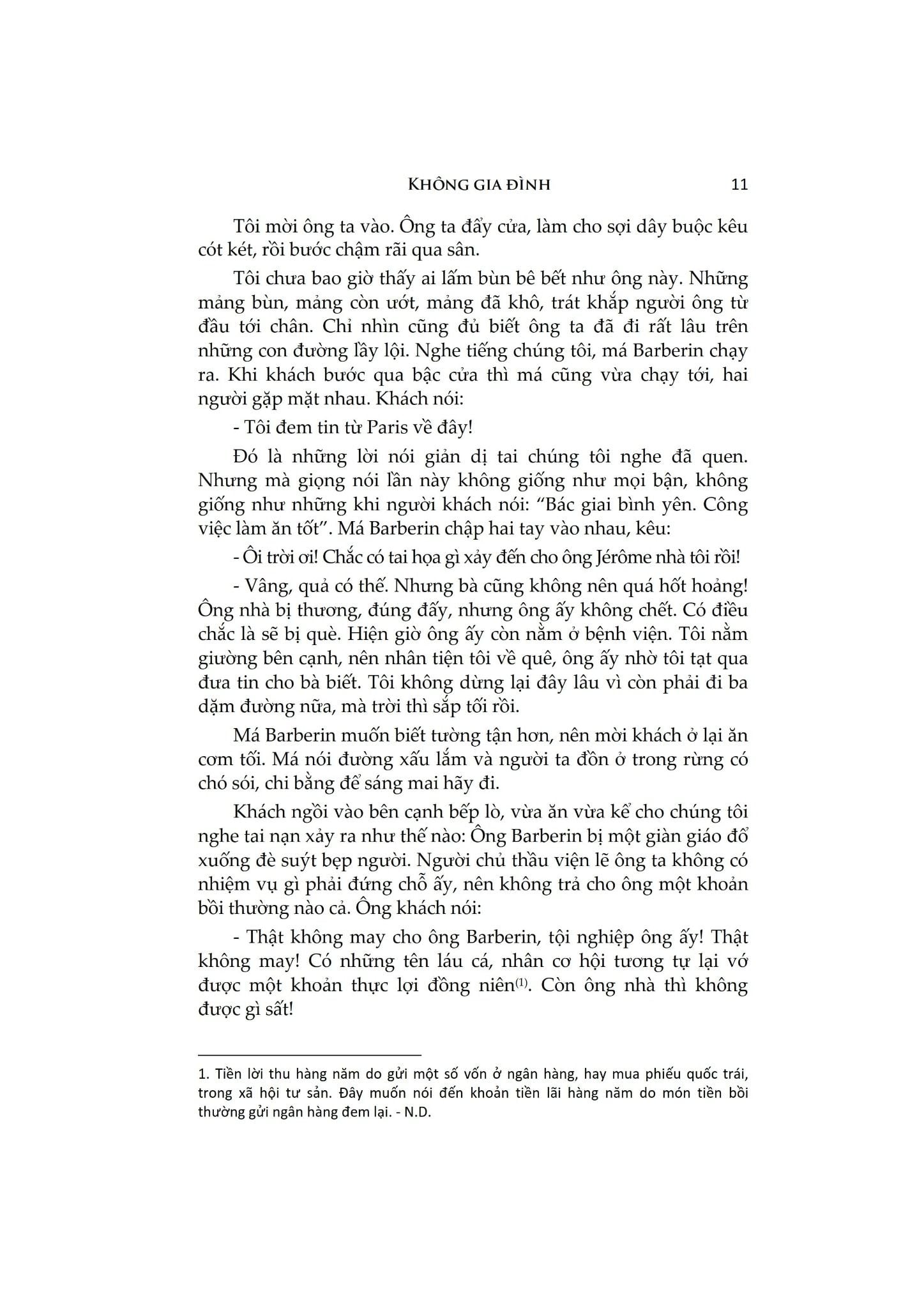  Không Gia Đình (Bìa Cứng) 