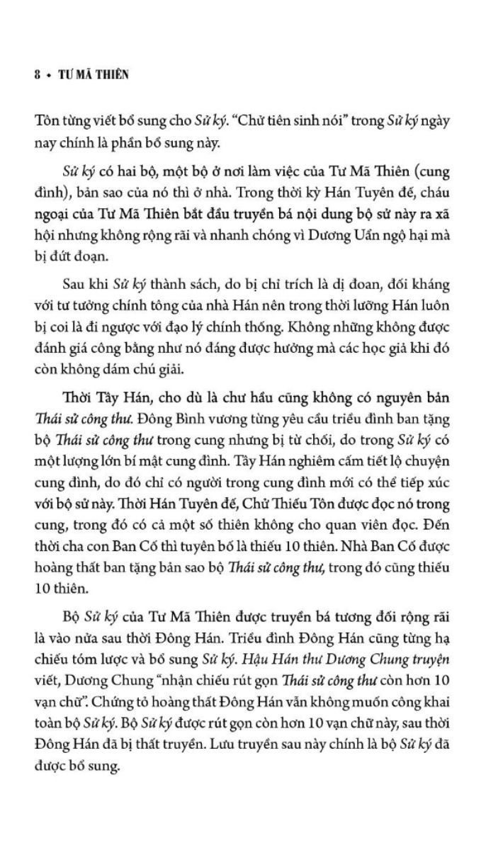  Sử Ki Trọn Bộ 2 Tập (Bìa Cứng) 