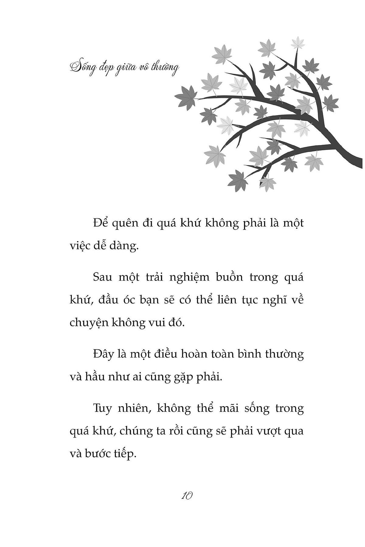  Sống Đẹp Giữa Vô Thường - Học Cách Yêu Để Không Hối Tiếc 