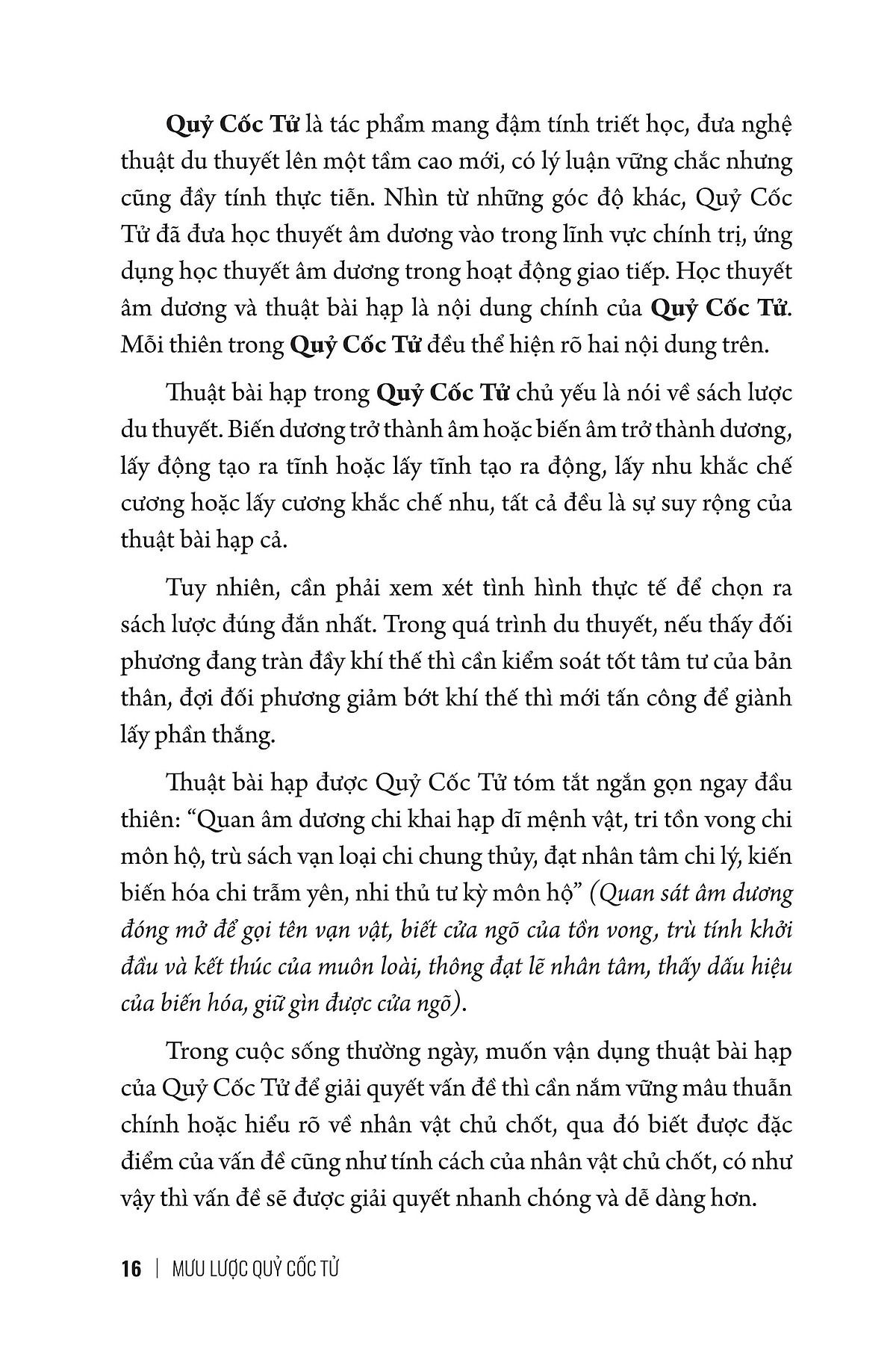  Mưu Lược Trung Hoa - Mưu Lược Quỷ Cốc Tử (Bìa Cứng) 