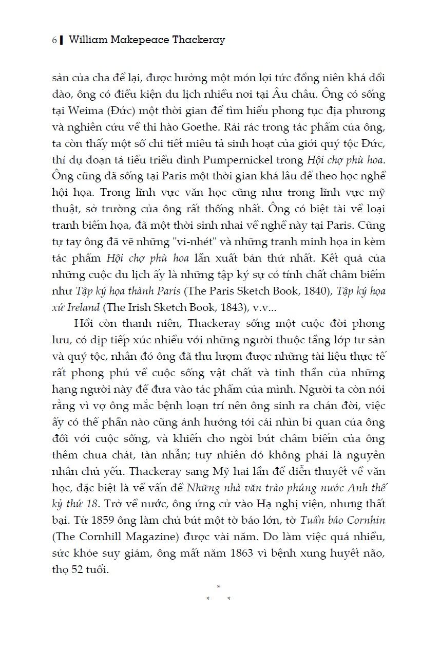  Hội Chợ Phù Hoa Trọn Bộ 3 Tập (Bìa Cứng) 