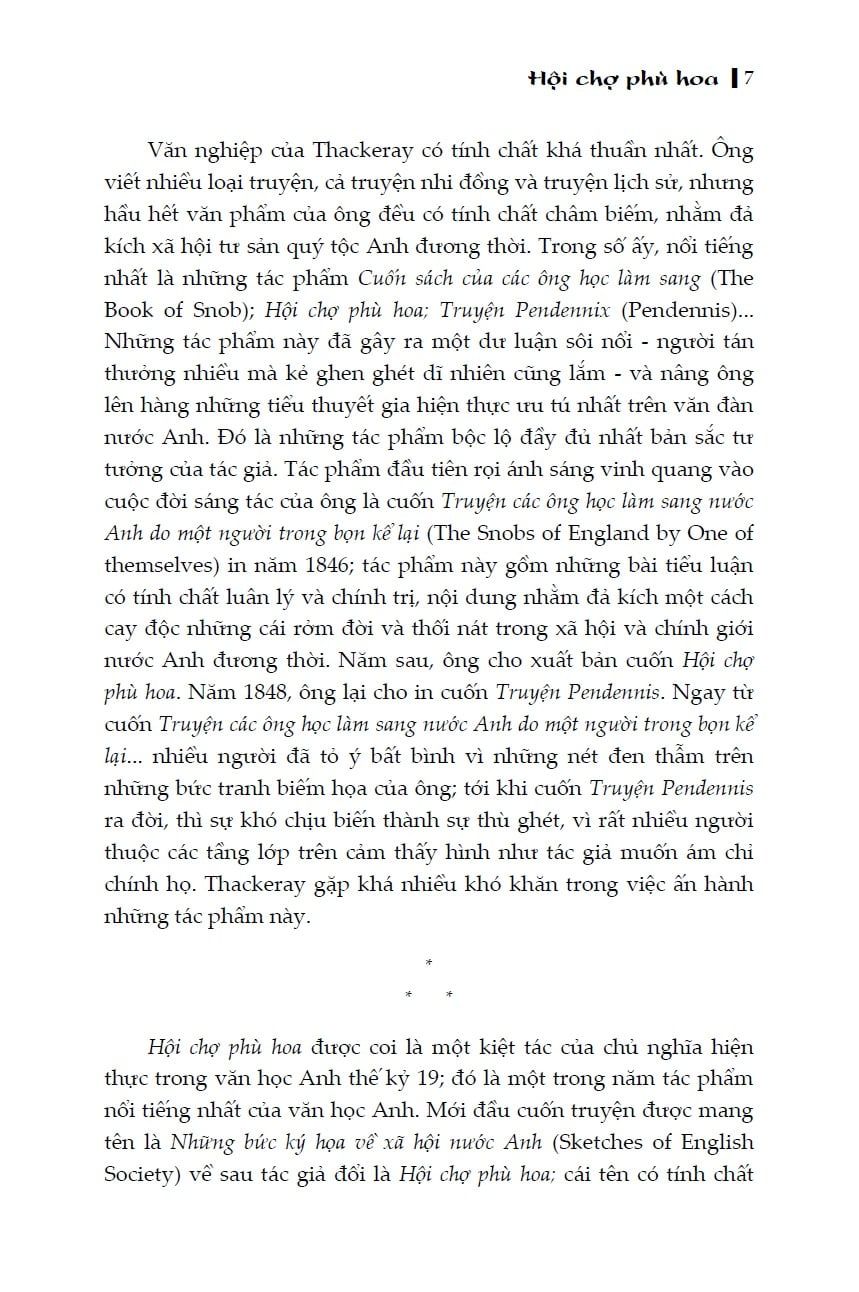  Hội Chợ Phù Hoa Trọn Bộ 3 Tập (Bìa Cứng) 