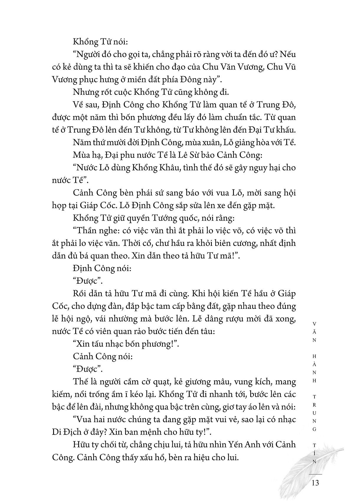  Chư Tử Tinh Tuyển - Khổng Tử (Bìa Cứng) 