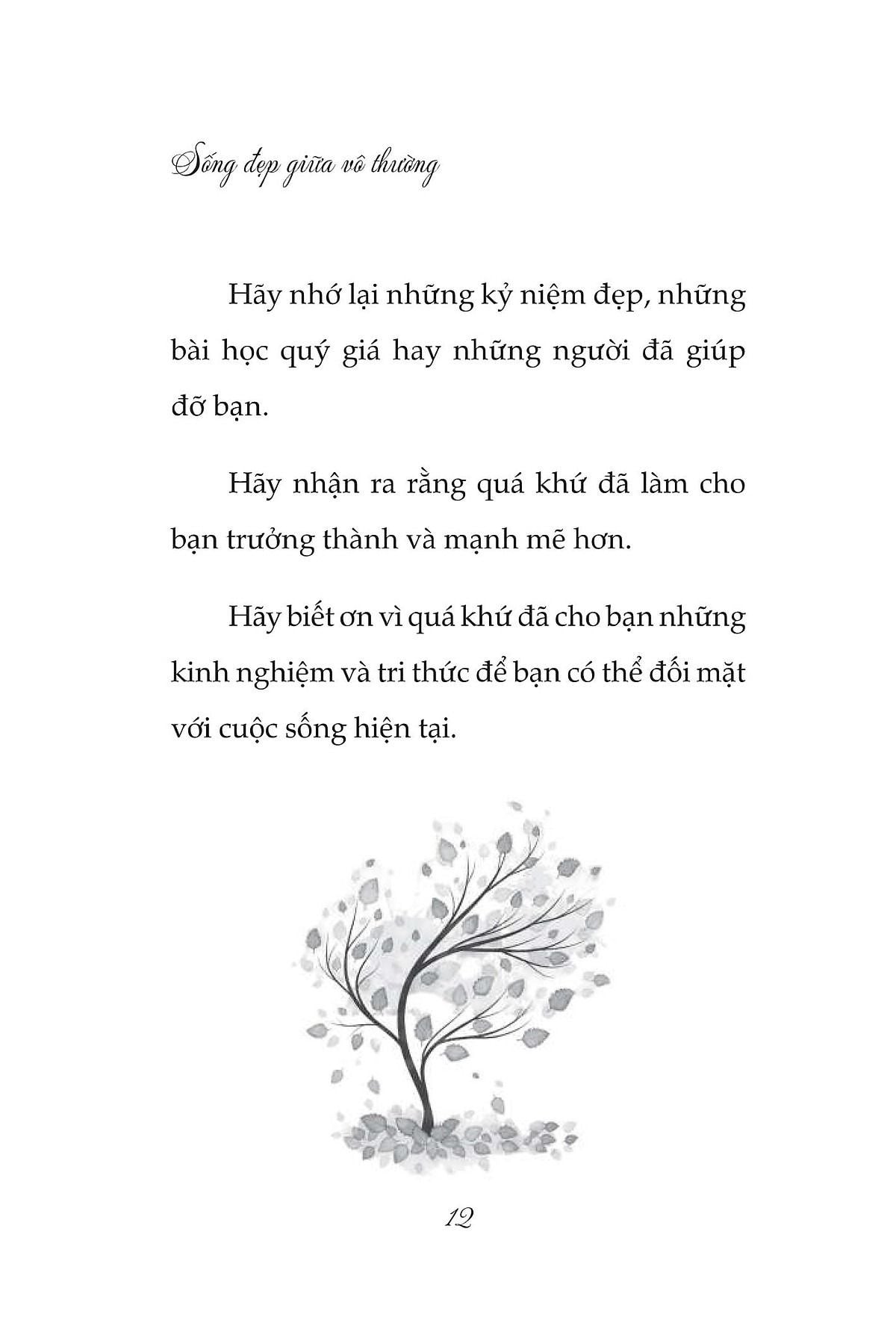  Sống Đẹp Giữa Vô Thường - Học Cách Yêu Để Không Hối Tiếc 