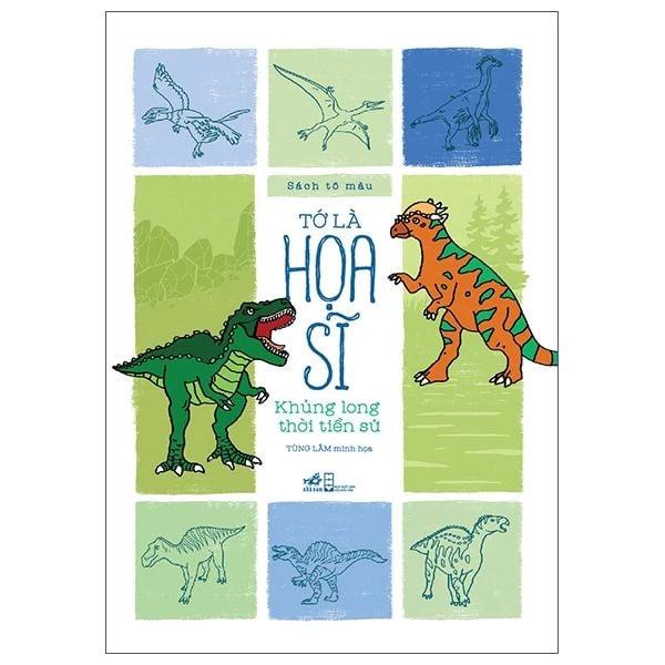 Sách Tô Màu - Tớ Là Họa Sĩ - Khủng Long Thời Tiền Sử - t.hờ