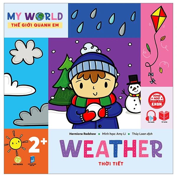 Ehon Song Ngữ Việt-Anh - My World - Thế Giới Quanh Em - Weather - Thời Tiết - t.hờ
