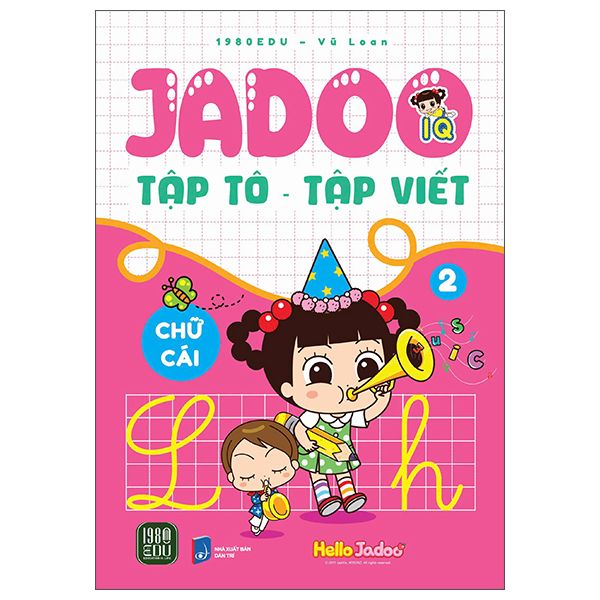  Jadoo Tập Tô-Tập Viết - Chữ Cái - Tập 2 