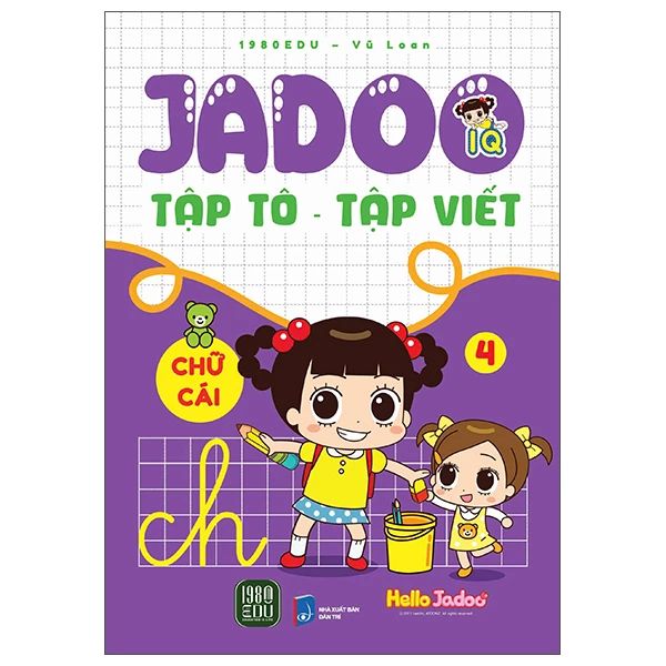  Jadoo Tập Tô-Tập Viết - Chữ Cái - Tập 4 