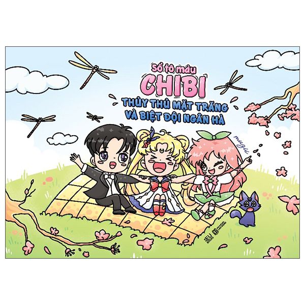 Sổ Tô Màu Chibi - Thủy Thủ Mặt Trăng Và Biệt Đội Ngân Hà - Be Muzii Art