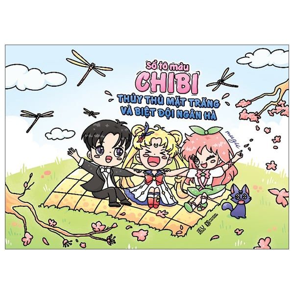  Sổ Tô Màu Chibi - Thủy Thủ Mặt Trăng Và Biệt Đội Ngân Hà 