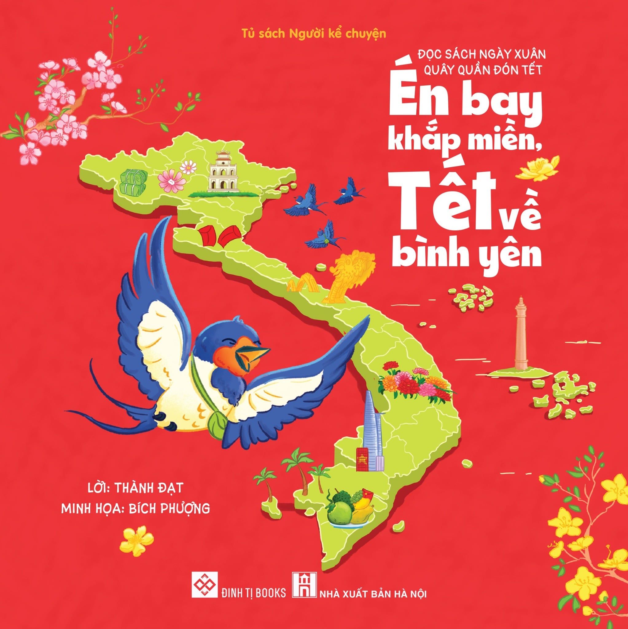  Đọc Sách Ngày Xuân, Quây Quần Đón Tết - Én Bay Khắp Miền, Tết Về Bình Yên - Phien Bản Đặc Biệt - Bìa Cứng 