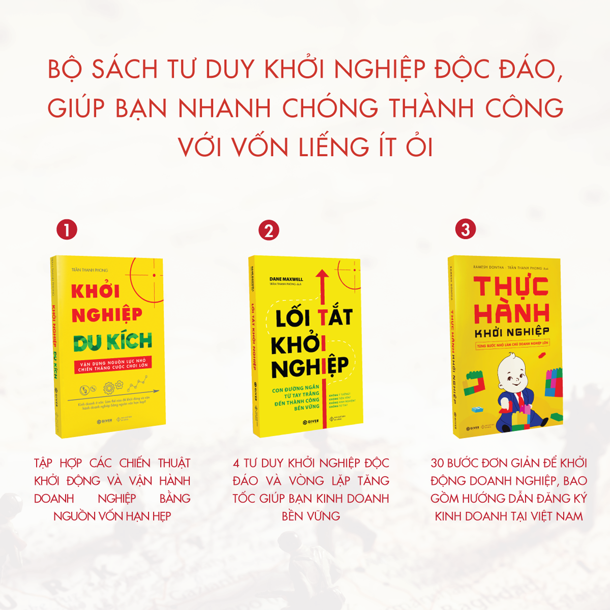  Bộ Sách Khởi Nghiệp Du Kích - Bộ Sách Tư Duy Khởi Nghiệp Độc Đáo, Giúp Bạn Nhanh Chóng Thành Công Với Vốn Liếng Ít Ỏi 