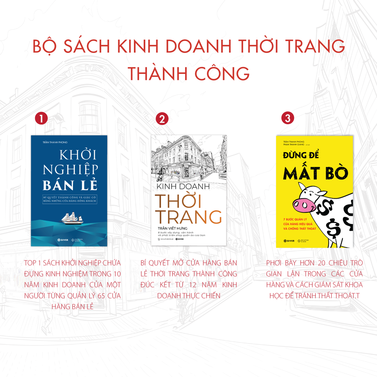  Bộ Sách Kinh Doanh Thời Trang Thành Công 
