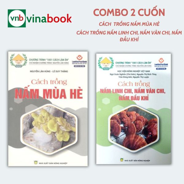Combo 2 Cuốn - Cách Trồng Nấm