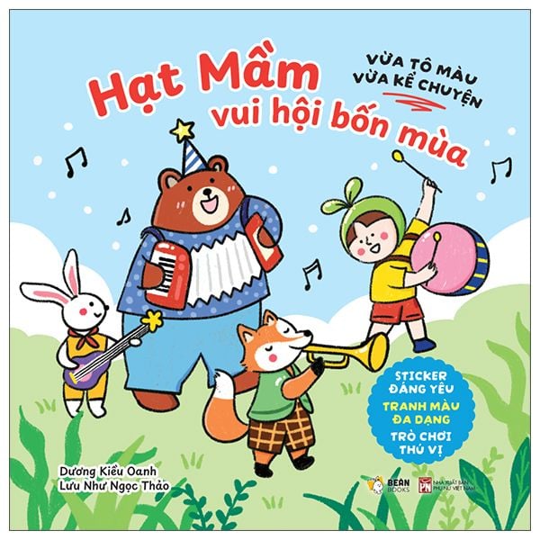 Vừa Tô Màu Vừa Kể Chuyện - Hạt Mầm Vui Hội Bốn Mùa - Phụ Nữ Việt Nam