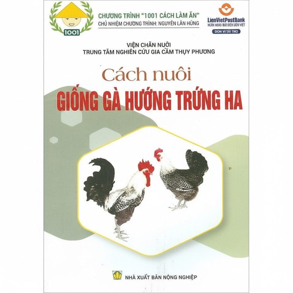  Combo 2 Cuốn Sách Cách Nuôi Gà Hướng Trứng HA & Chuyên Trứng GT 