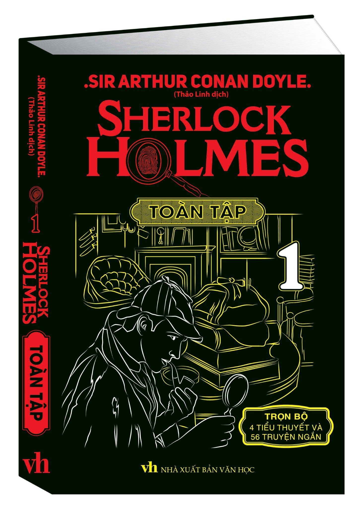  Sherlock Holmes Toàn Tập 3 Tập (Bìa Cứng Giấy Mỹ Thuật) 