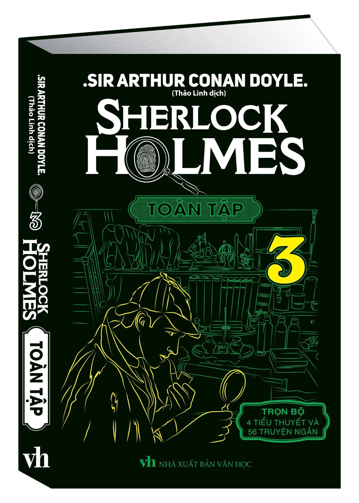  Sherlock Holmes Toàn Tập 3 Tập (Bìa Cứng Giấy Mỹ Thuật) 