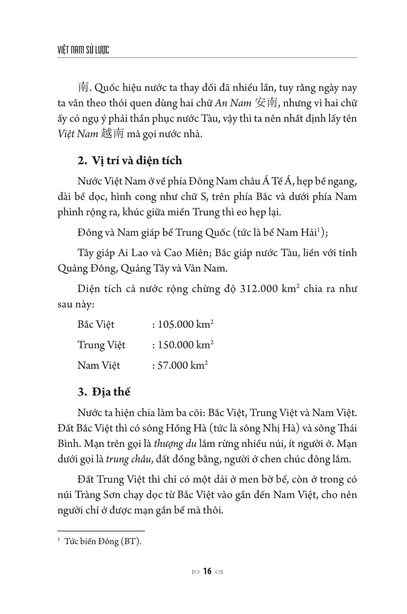  Việt Nam Sử Lược - Bìa Cứng 