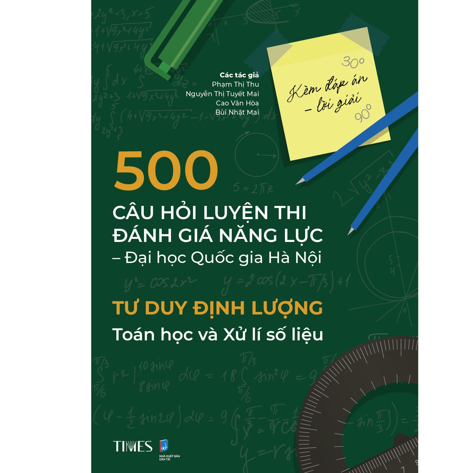  500 Câu Hỏi Luyện Thi Đánh Giá Năng Lực - Đại Học Quốc Gia Hà Nội Kèm Đáp Án Lời Giải - Tư Duy Định Lượng Toán Học Và Xử Lí Số Liệu 