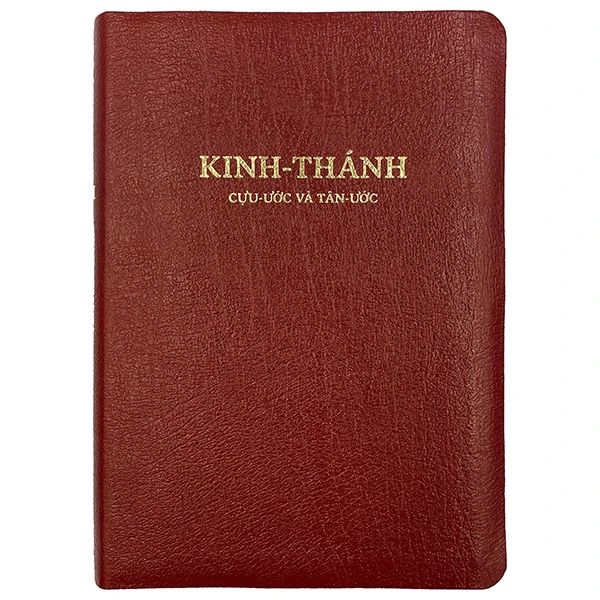 Kinh Thánh - Cựu Ước Và Tân Ước - Bìa Da - Màu Đỏ - Tôn Giáo