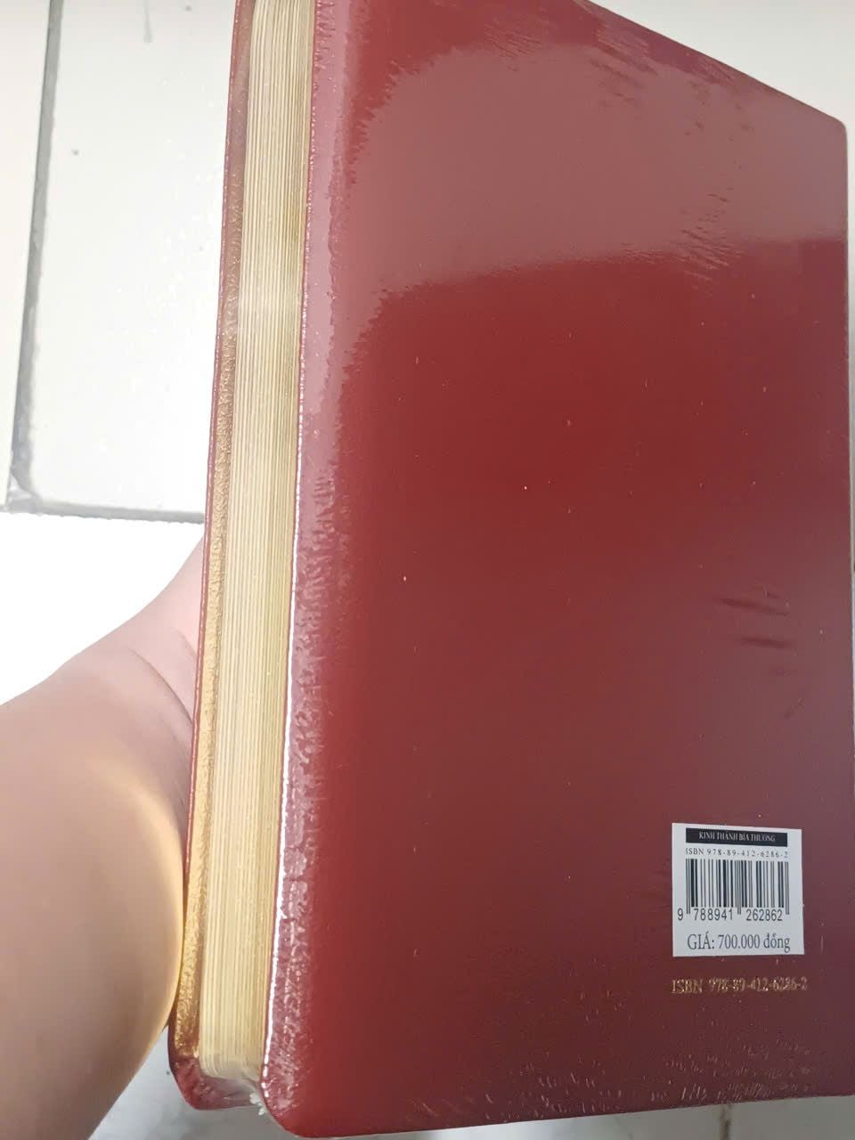  Kinh Thánh - Cựu Ước Và Tân Ước - Bìa Da - Màu Đỏ 