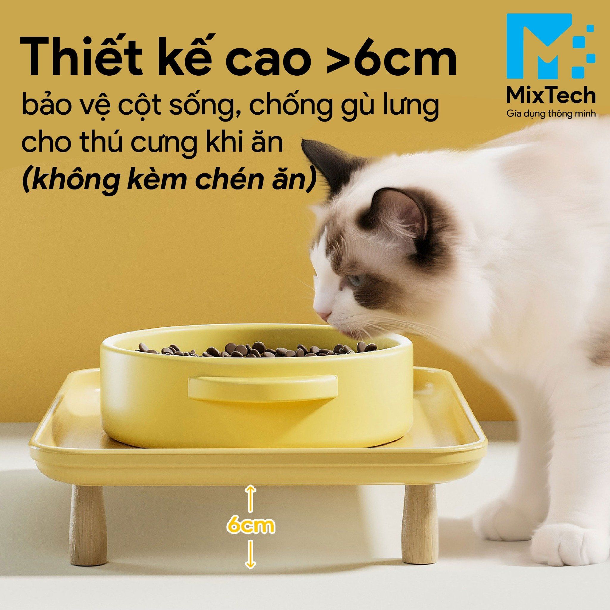 Khay Ăn Thông Minh Cho Mèo