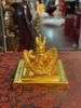 Quà Tặng Ấn Rồng bằng đồng vàng dát vàng 24K kích thước 10x9cm
