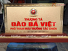  Quà tặng Biển Chức Danh bằng đồng mạ vàng 24K kích thước dài 28 x 6cm 