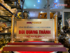  Quà tặng Biển Chức Danh bằng đồng mạ vàng 24K kích thước cao 23 x ngang 36cm 