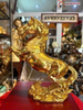  Quà Tặng Sếp Tượng Mã Đáo Thành Công mạ vàng 24K kích thước 27x28cm 