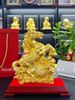  Quà Tặng Sếp Tượng Mã Đáo Thành Công dát vàng 24k kích thước 32x24cm 