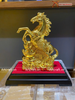  Quà Tặng Sếp Tượng Mã Đáo Thành Công dát vàng 24k kích thước 29x9,5x24cm 